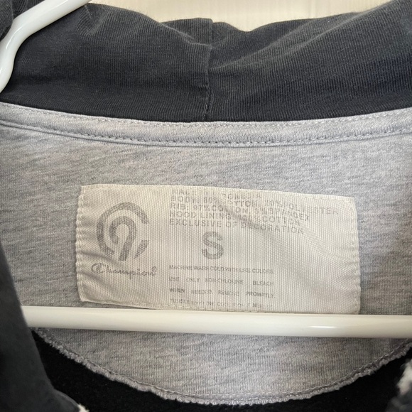 Champion C9 black cotton blend zip up hoodie small - Picture 3 of 3